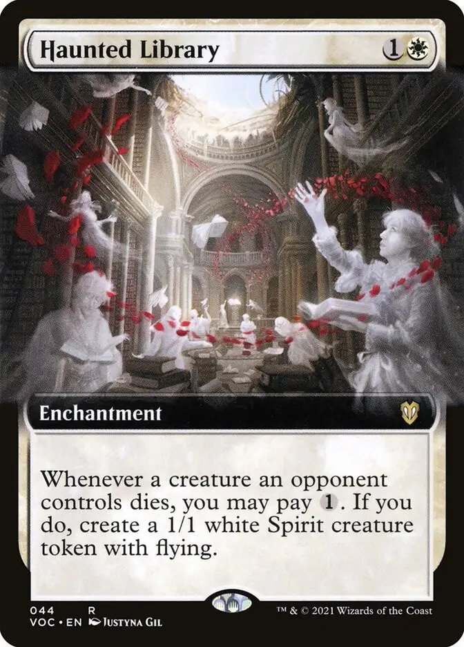 Haunted Library (Crimson Vow Commander)