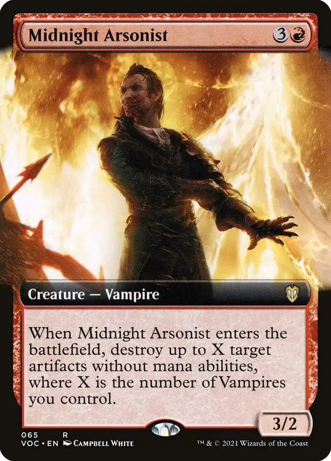 Midnight Arsonist (Crimson Vow Commander)