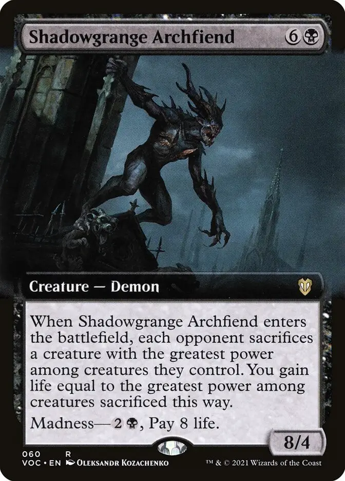 Shadowgrange Archfiend (Crimson Vow Commander)