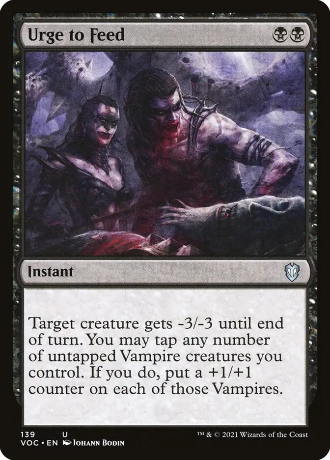 Urge to Feed (Crimson Vow Commander)