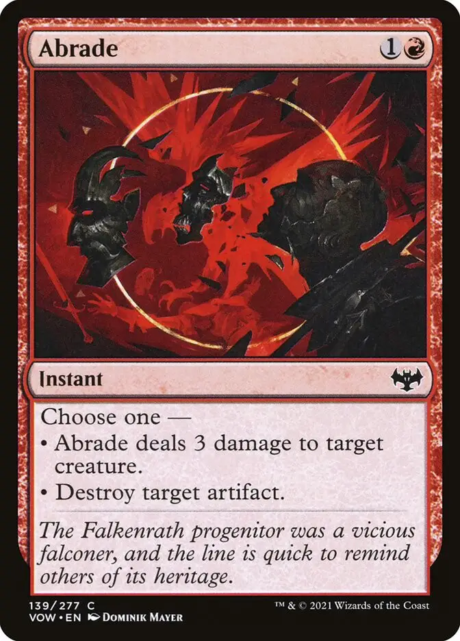 Abrade (Innistrad: Crimson Vow)