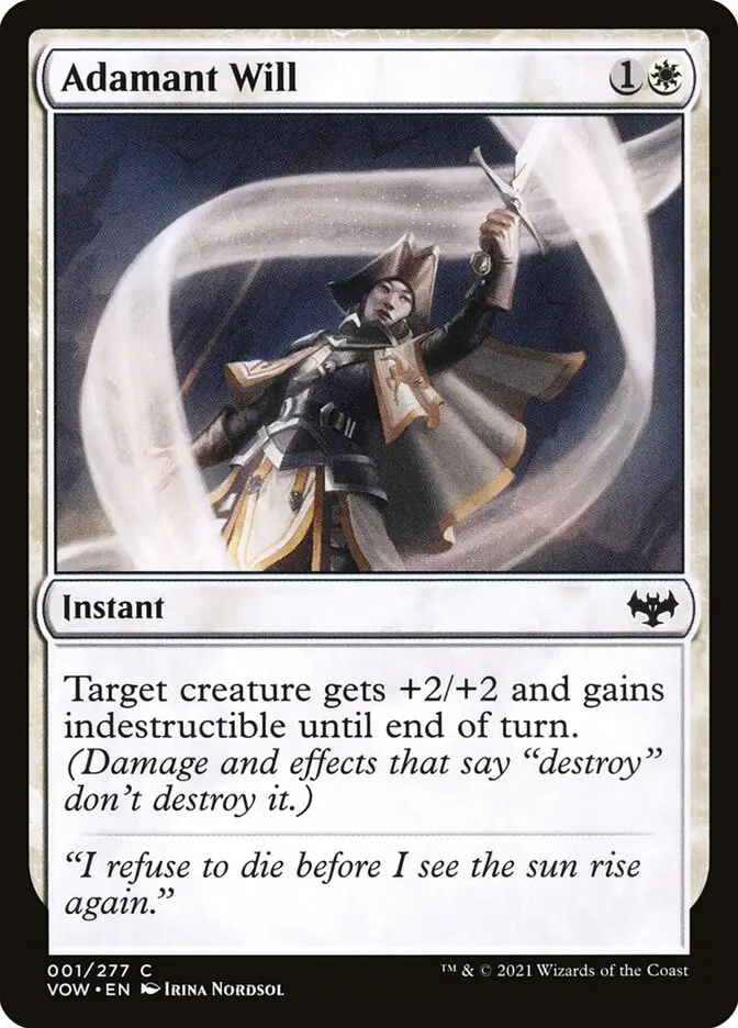 Adamant Will (Innistrad: Crimson Vow)