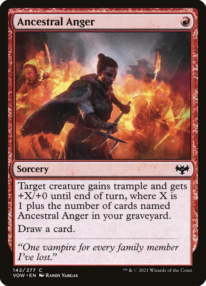 Ancestral Anger (Innistrad: Crimson Vow)