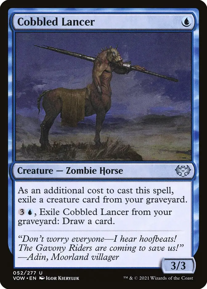 Cobbled Lancer (Innistrad: Crimson Vow)