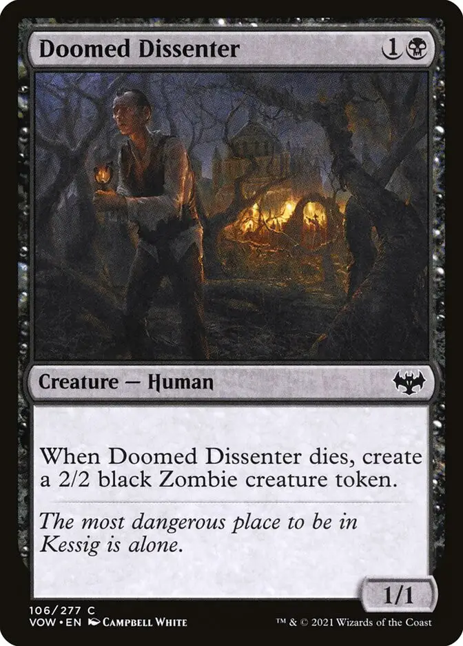 Doomed Dissenter (Innistrad: Crimson Vow)