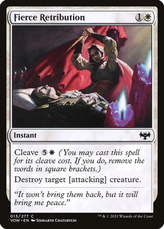Fierce Retribution (Innistrad: Crimson Vow)