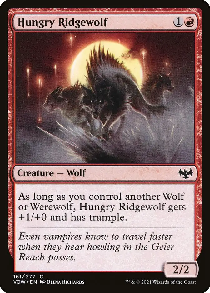 Hungry Ridgewolf (Innistrad: Crimson Vow)