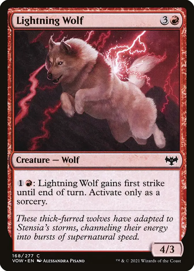 Lightning Wolf (Innistrad: Crimson Vow)