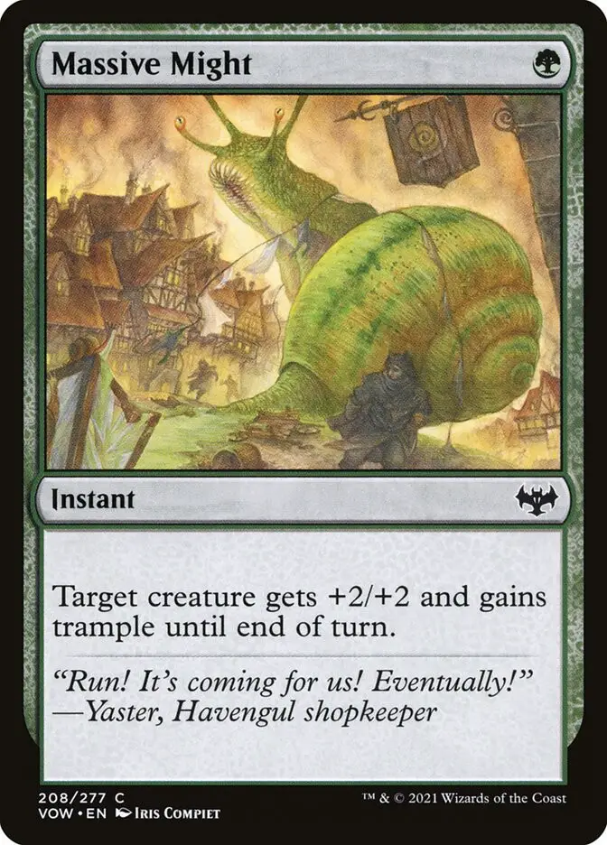 Massive Might (Innistrad: Crimson Vow)