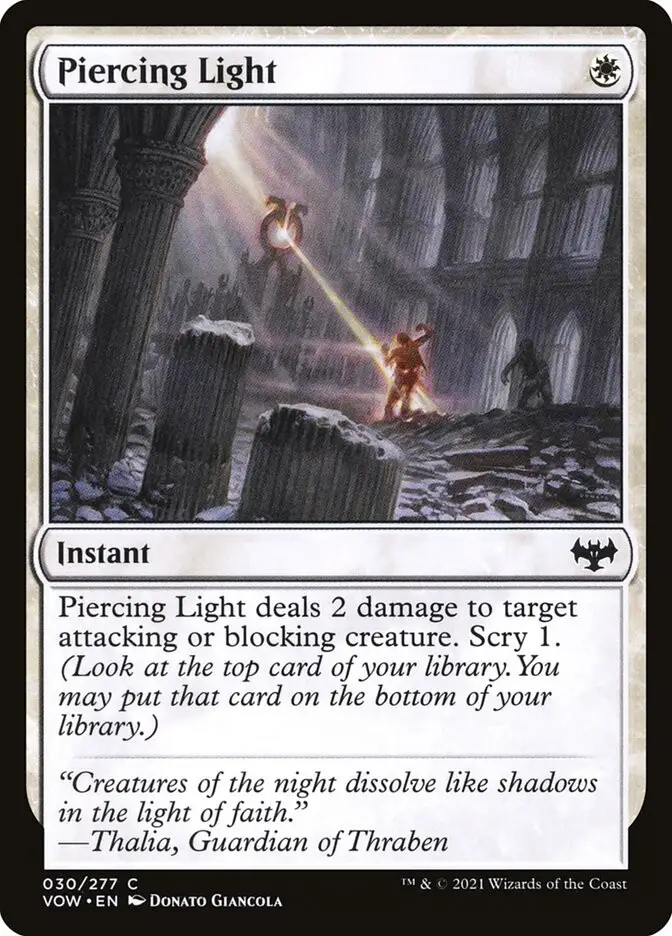 Piercing Light (Innistrad: Crimson Vow)
