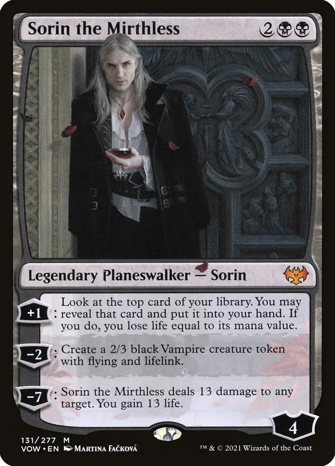 Sorin the Mirthless (Innistrad: Crimson Vow)