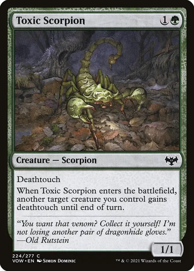 Toxic Scorpion (Innistrad: Crimson Vow)