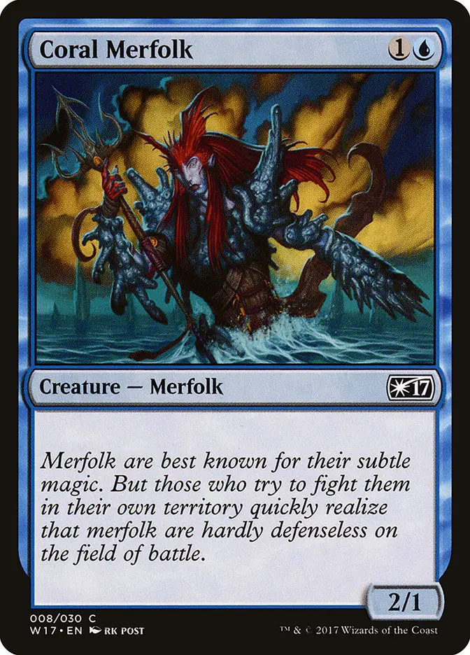 Coral Merfolk (Welcome Deck 2017)