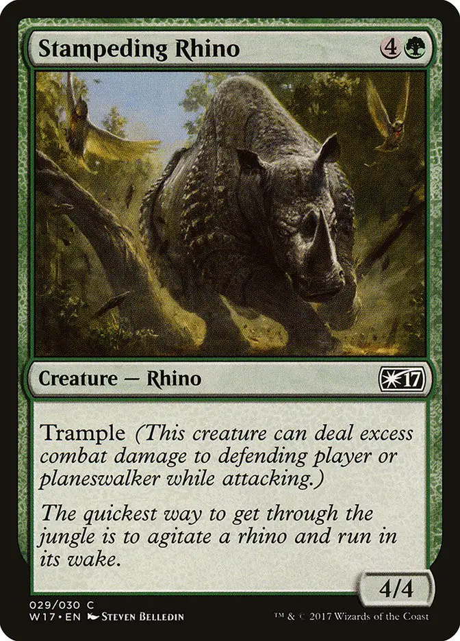 Stampeding Rhino (Welcome Deck 2017)