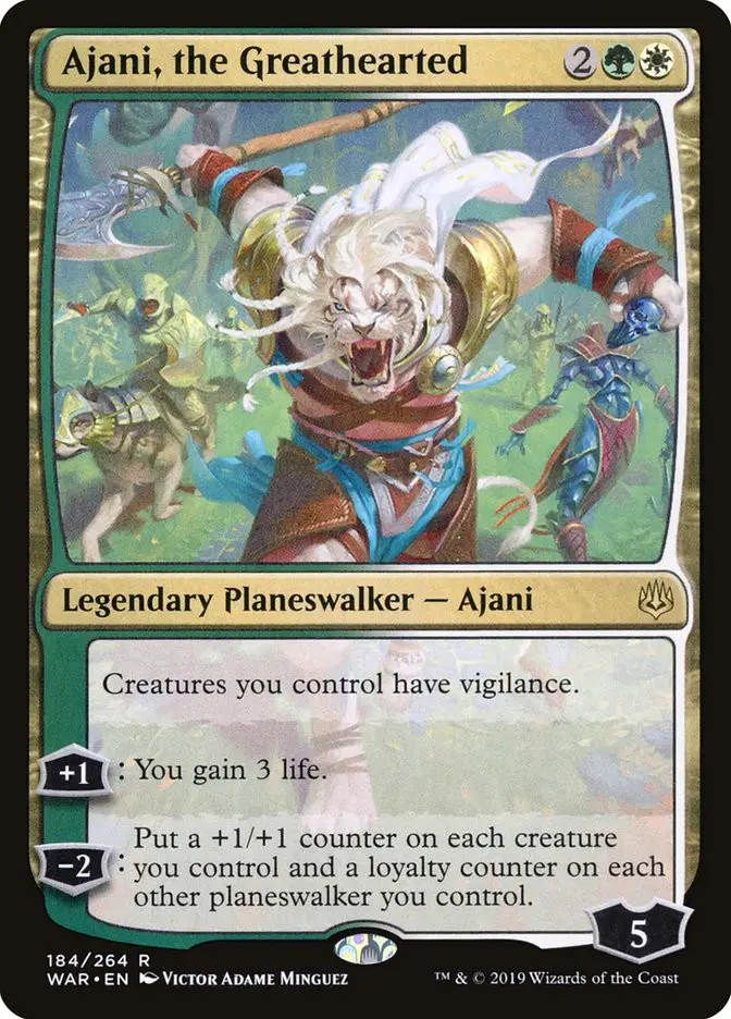 Ajani  the Greathearted (War of the Spark)