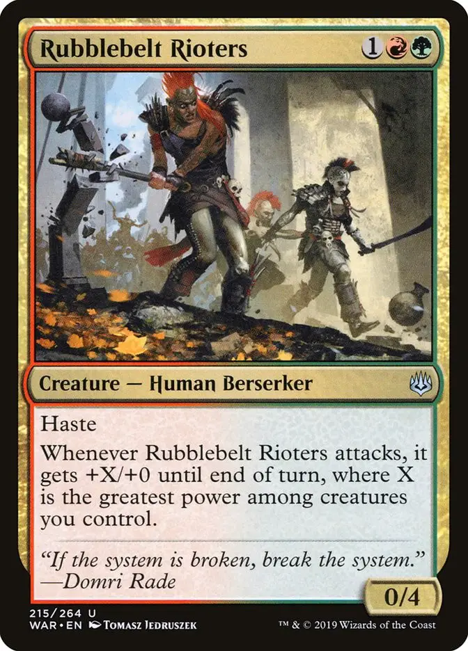 Rubblebelt Rioters (War of the Spark)