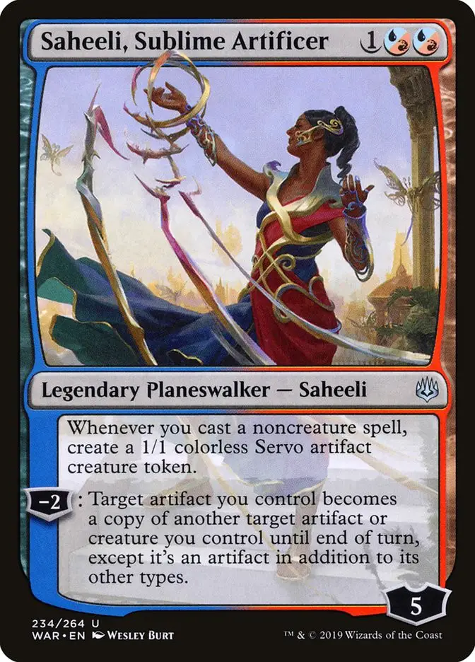 Saheeli  Sublime Artificer (War of the Spark)