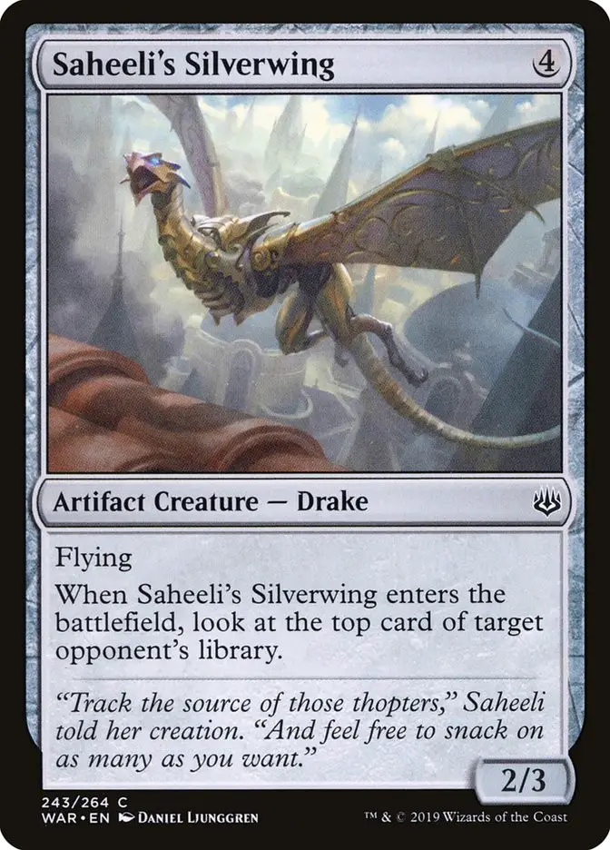 Saheeli s Silverwing (War of the Spark)