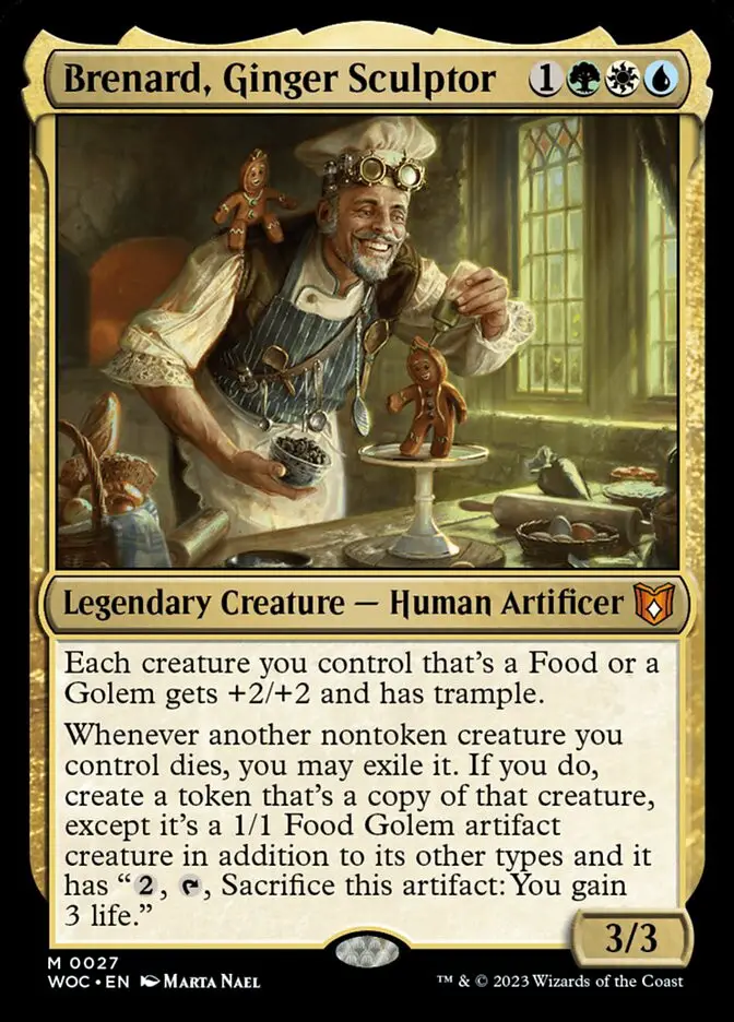 Brenard  Ginger Sculptor (Wilds of Eldraine Commander)