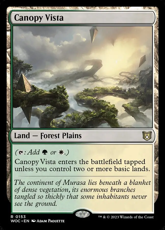 Canopy Vista (Wilds of Eldraine Commander)