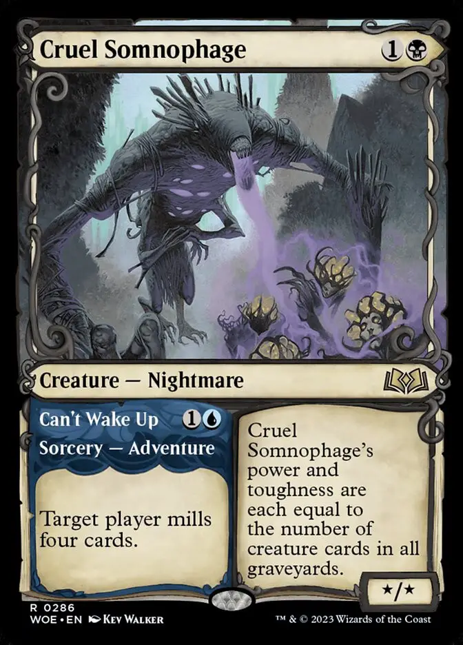 Cruel Somnophage    Can t Wake Up (Wilds of Eldraine)