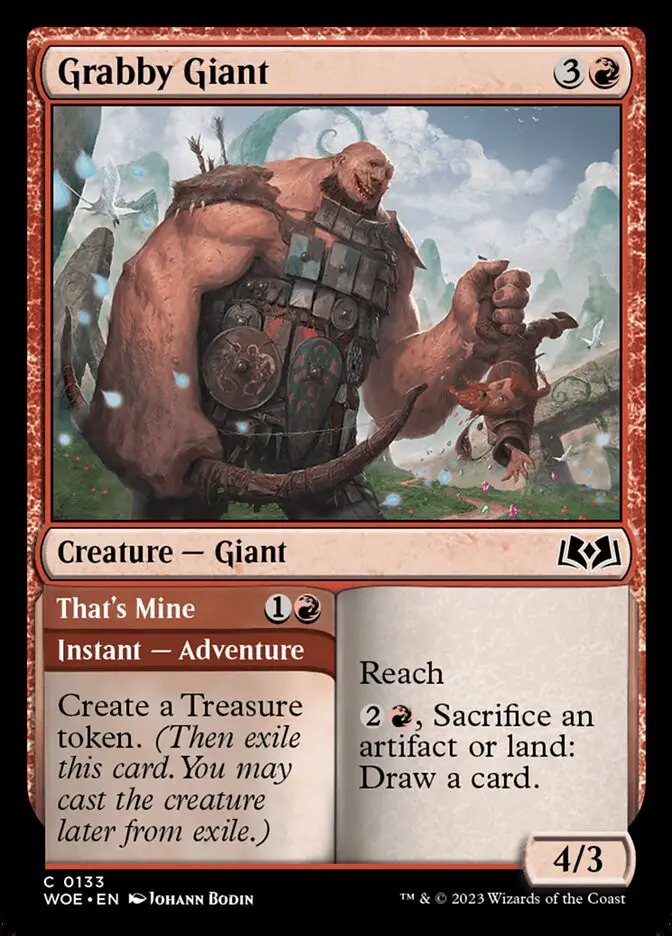 Grabby Giant    That s Mine (Wilds of Eldraine)
