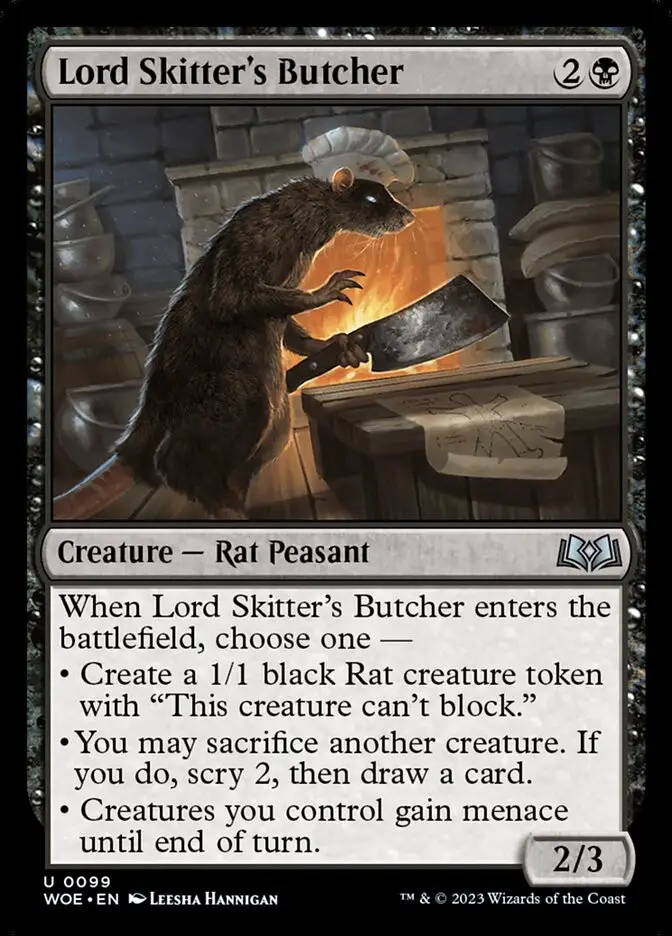 Lord Skitter s Butcher (Wilds of Eldraine)