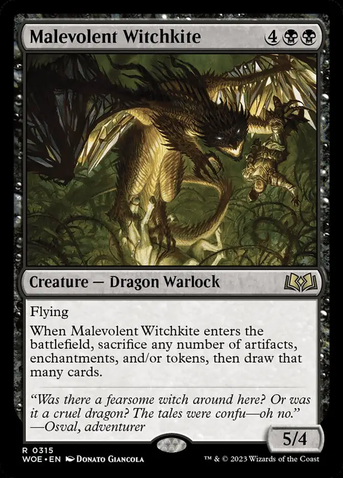 Malevolent Witchkite (Wilds of Eldraine)