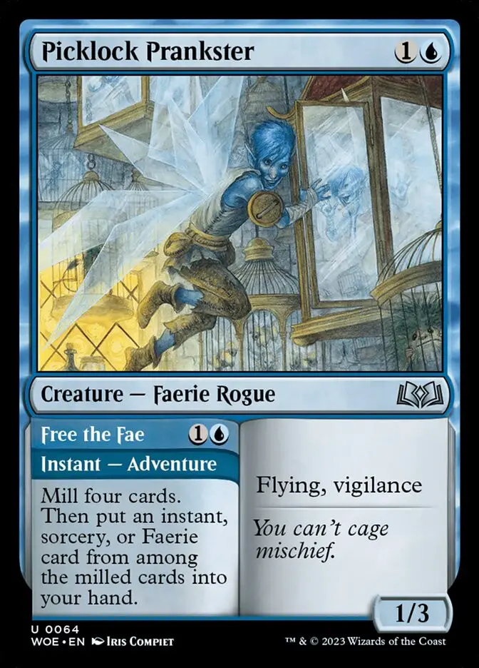 Picklock Prankster    Free the Fae (Wilds of Eldraine)