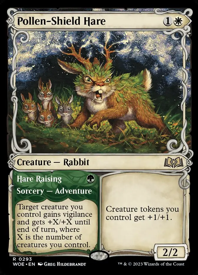 Pollen Shield Hare    Hare Raising (Wilds of Eldraine)