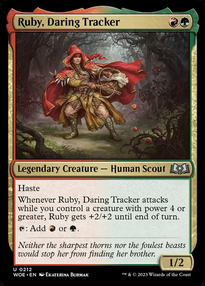 Ruby  Daring Tracker (Wilds of Eldraine)