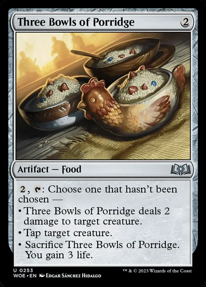 Three Bowls of Porridge (Wilds of Eldraine)