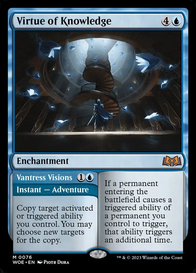 Virtue of Knowledge    Vantress Visions (Wilds of Eldraine)