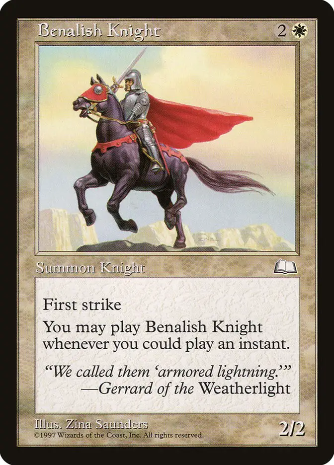 Benalish Knight (Weatherlight)