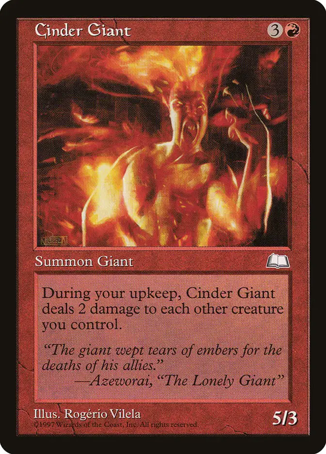 Cinder Giant (Weatherlight)