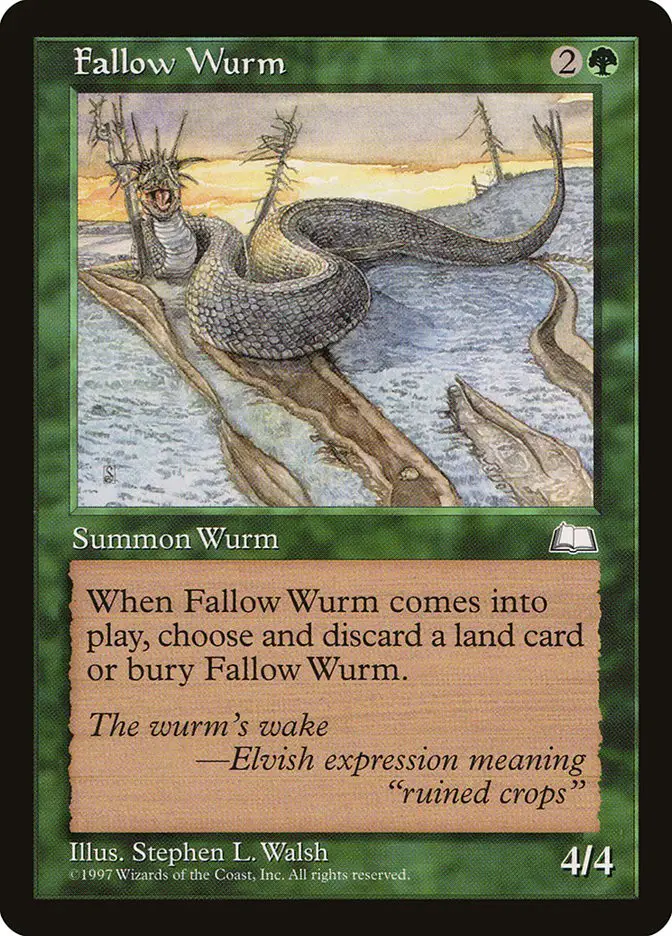 Fallow Wurm (Weatherlight)