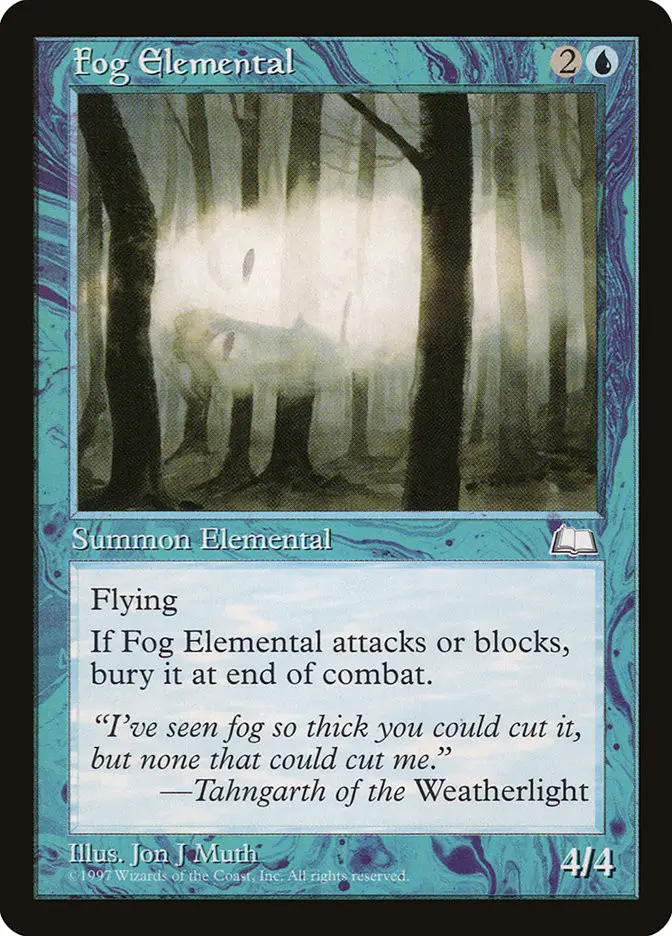 Fog Elemental (Weatherlight)