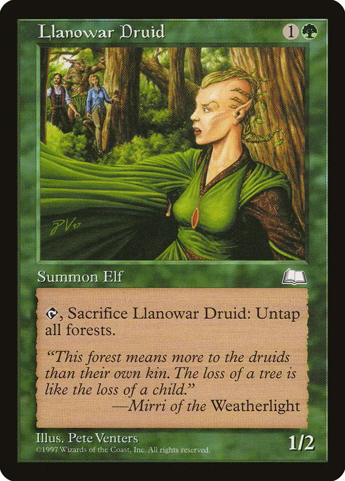 Llanowar Druid (Weatherlight)