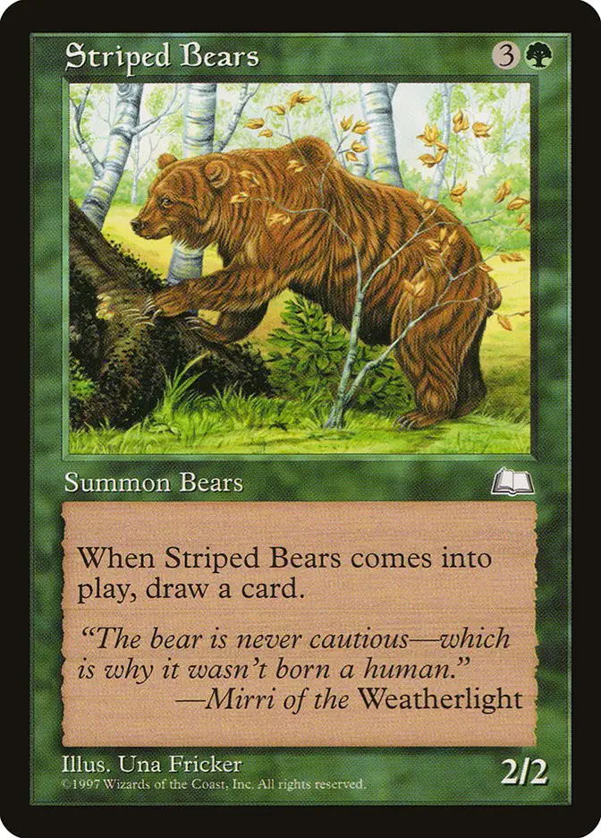 Striped Bears (Weatherlight)