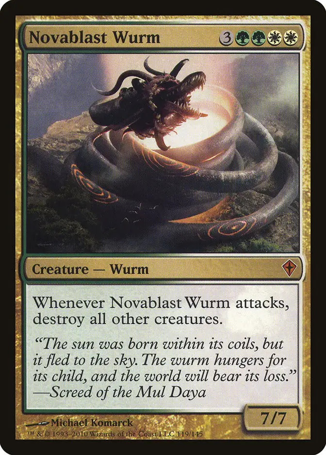 Novablast Wurm (Worldwake)