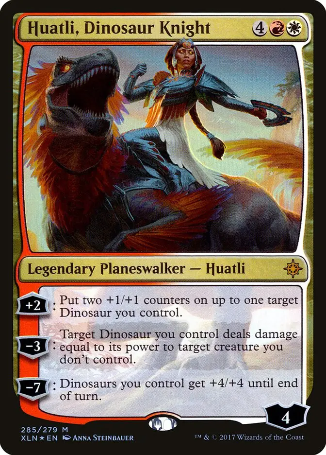 Huatli  Dinosaur Knight (Ixalan)