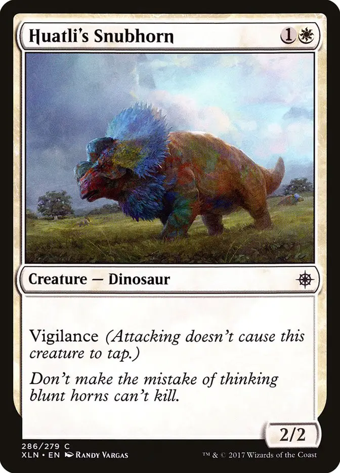 Huatli s Snubhorn (Ixalan)