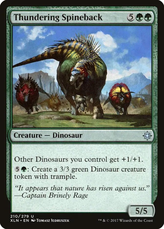 Thundering Spineback (Ixalan)