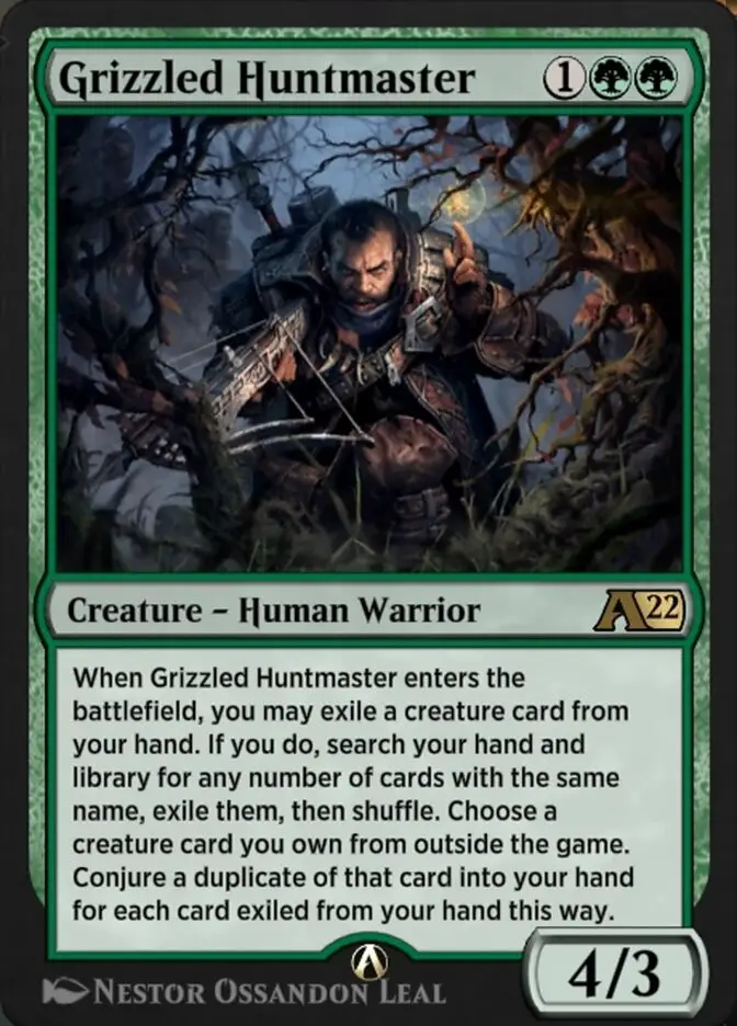 Grizzled Huntmaster (Alchemy: Innistrad)