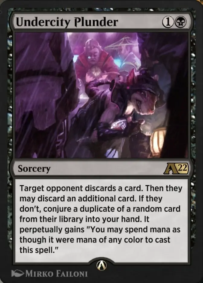 Undercity Plunder (Alchemy: Kamigawa)
