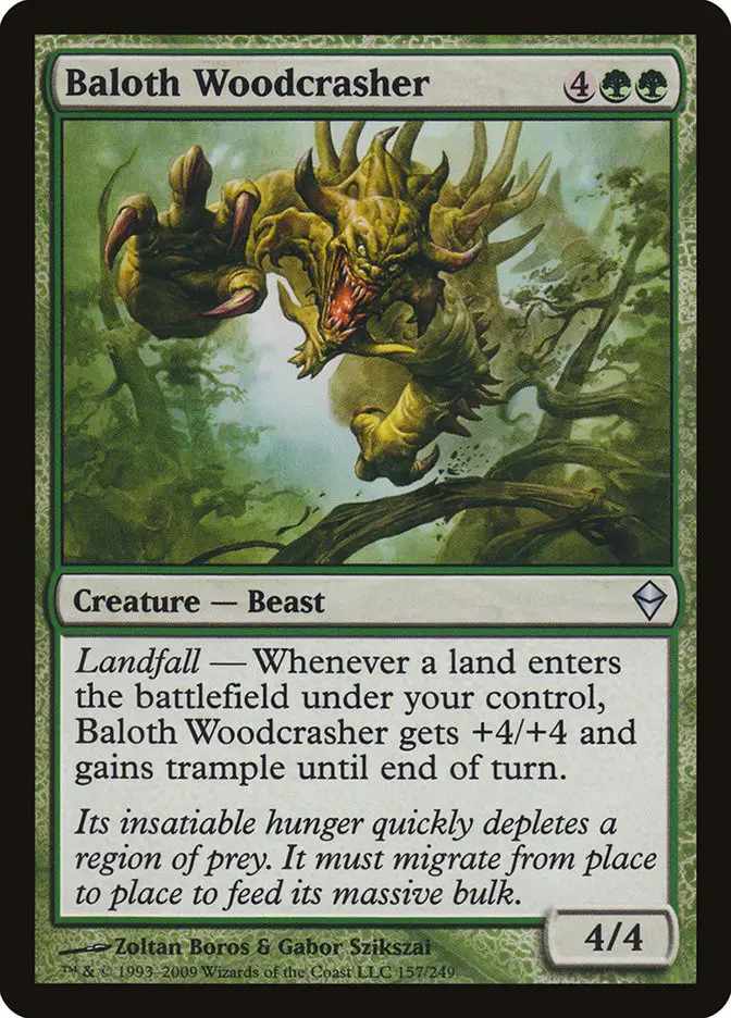 Baloth Woodcrasher (Zendikar)