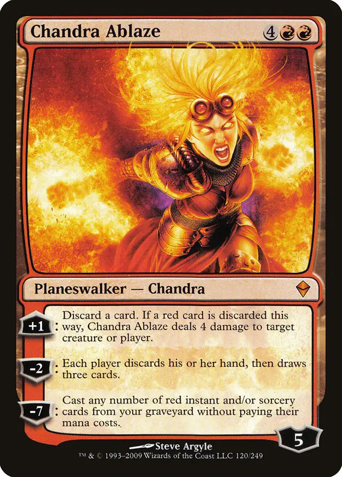 Chandra Ablaze (Zendikar)