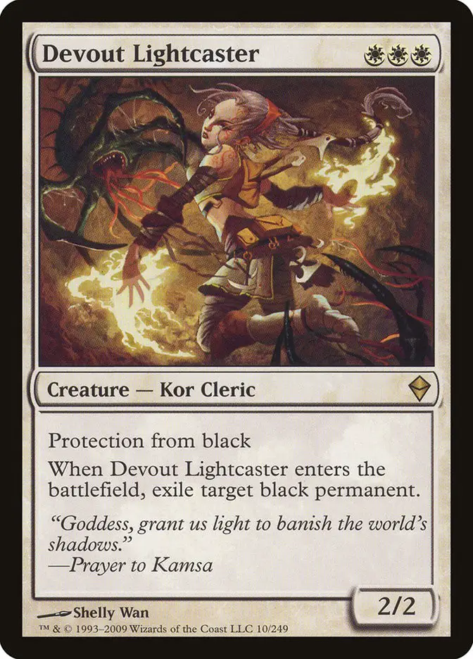 Devout Lightcaster (Zendikar)