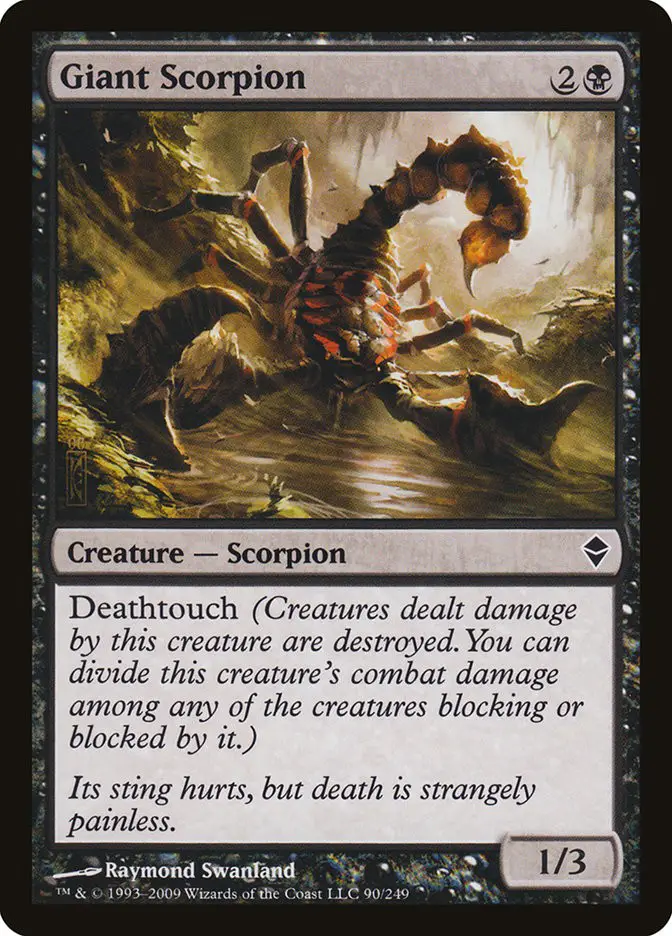 Giant Scorpion (Zendikar)