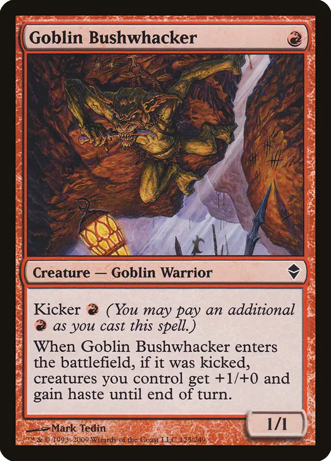 Goblin Bushwhacker (Zendikar)